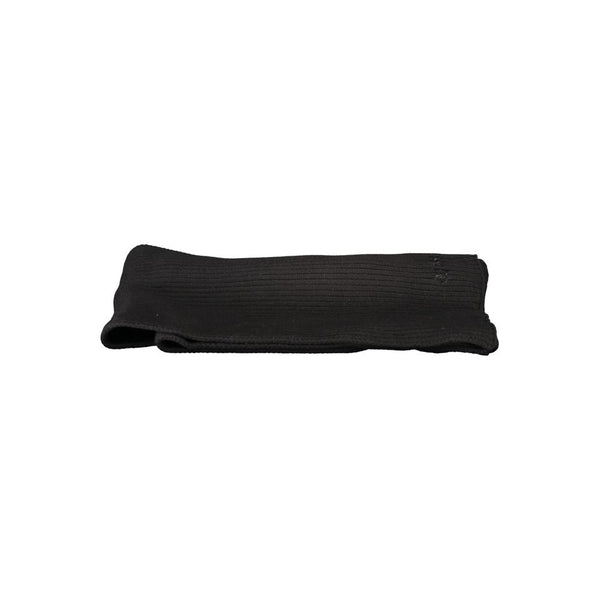 Black Polyester Scarf Guess Jeans