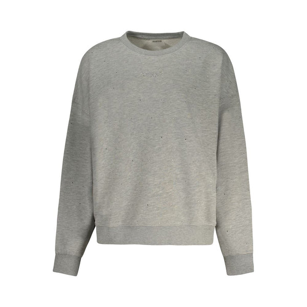 Gray Cotton Sweater Guess Jeans