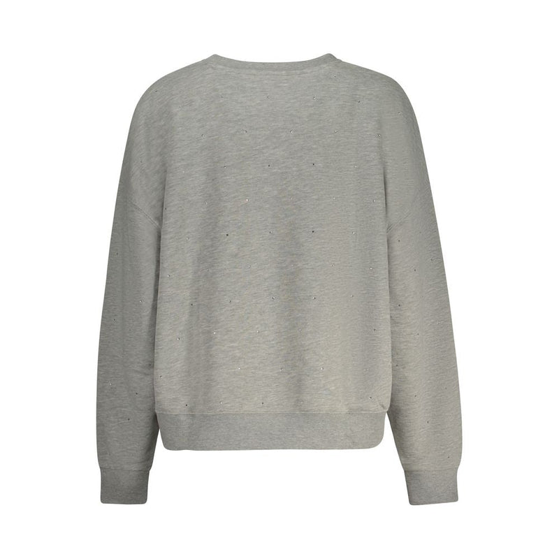 Gray Cotton Sweater Guess Jeans