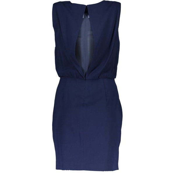 Blue Viscose Dress Gant