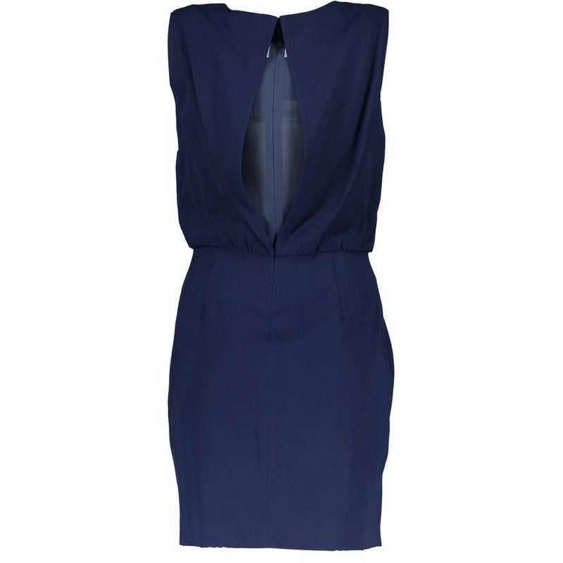 Blue Viscose Dress Gant