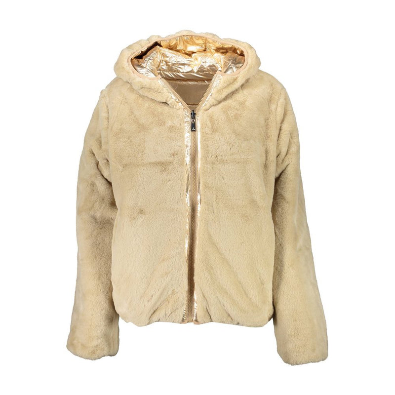 Gold Nylon Jackets & Coat U.S. POLO ASSN.