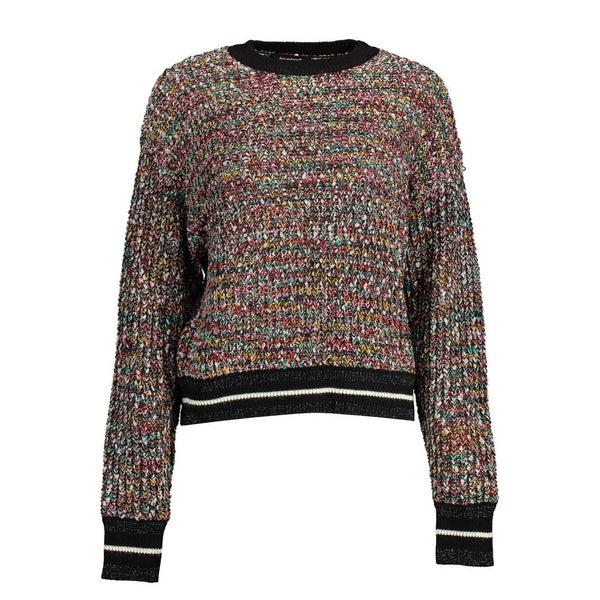 Black Polyester Sweater Desigual