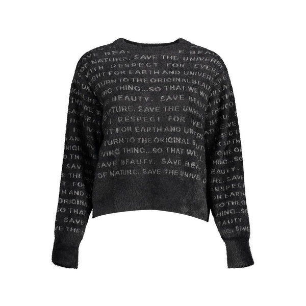 Black Polyester Sweater Desigual