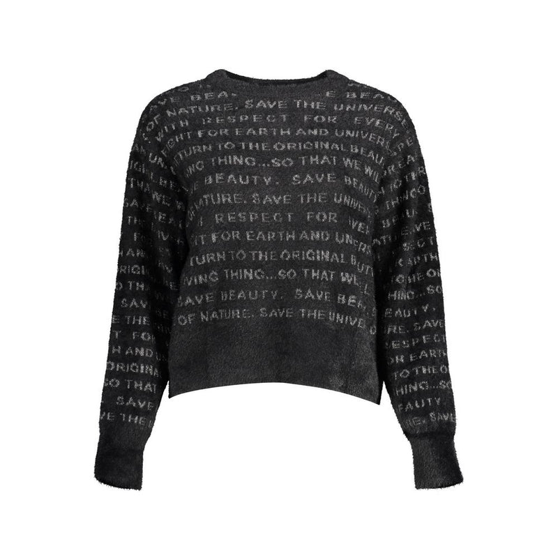 Black Polyester Sweater Desigual