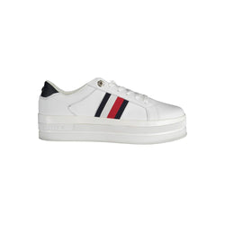 White Polyester Sneaker Tommy Hilfiger