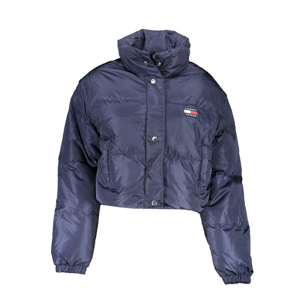 Blue Polyamide Jackets & Coat Tommy Hilfiger