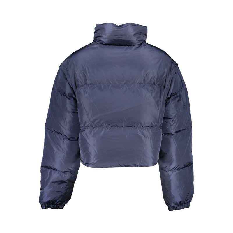 Blue Polyamide Jackets & Coat Tommy Hilfiger