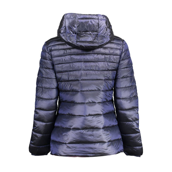 Blue Nylon Jackets & Coat U.S. POLO ASSN.