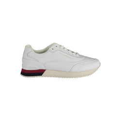 White Polyester Sneaker Tommy Hilfiger