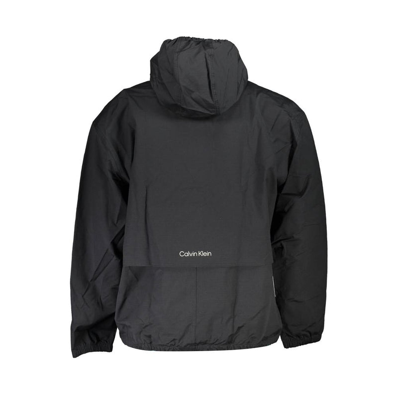 Black Cotton Jacket Calvin Klein