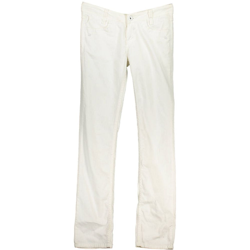 White Cotton Jeans & Pant Blend