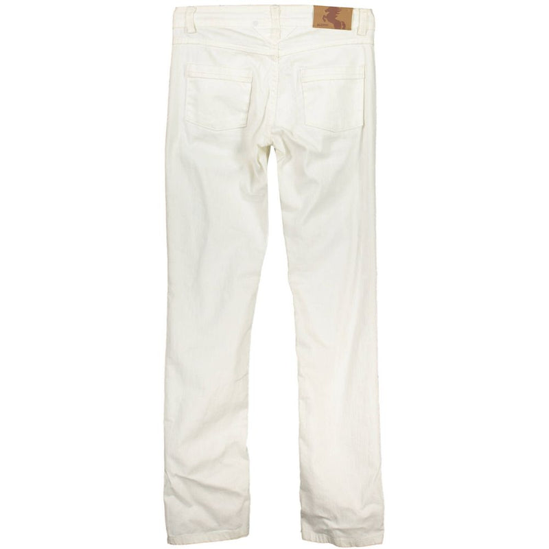 White Cotton Jeans & Pant Blend
