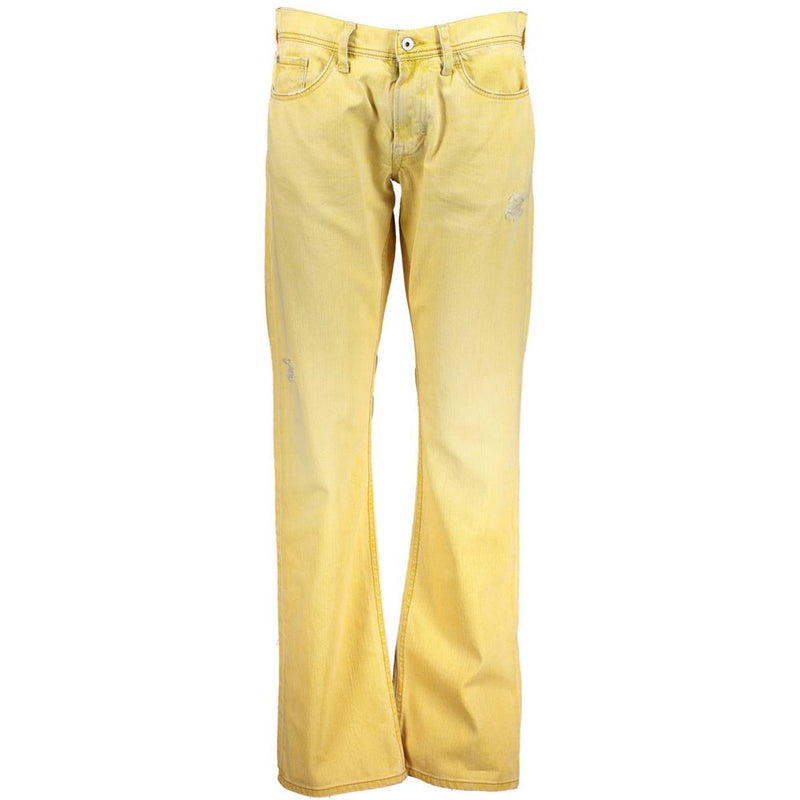 Yellow Cotton Jeans & Pant Meltin'Pot