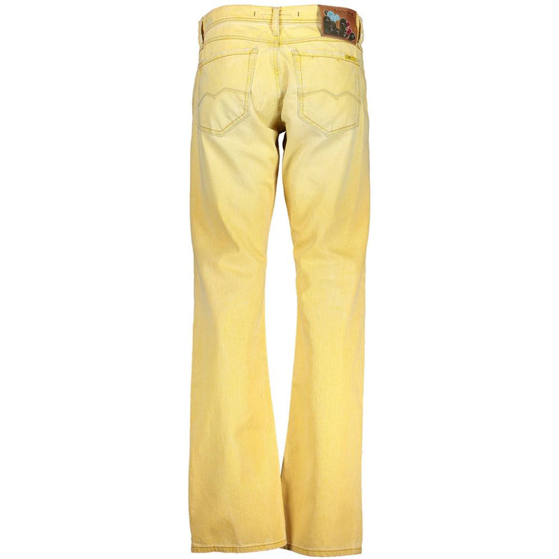 Yellow Cotton Jeans & Pant Meltin'Pot