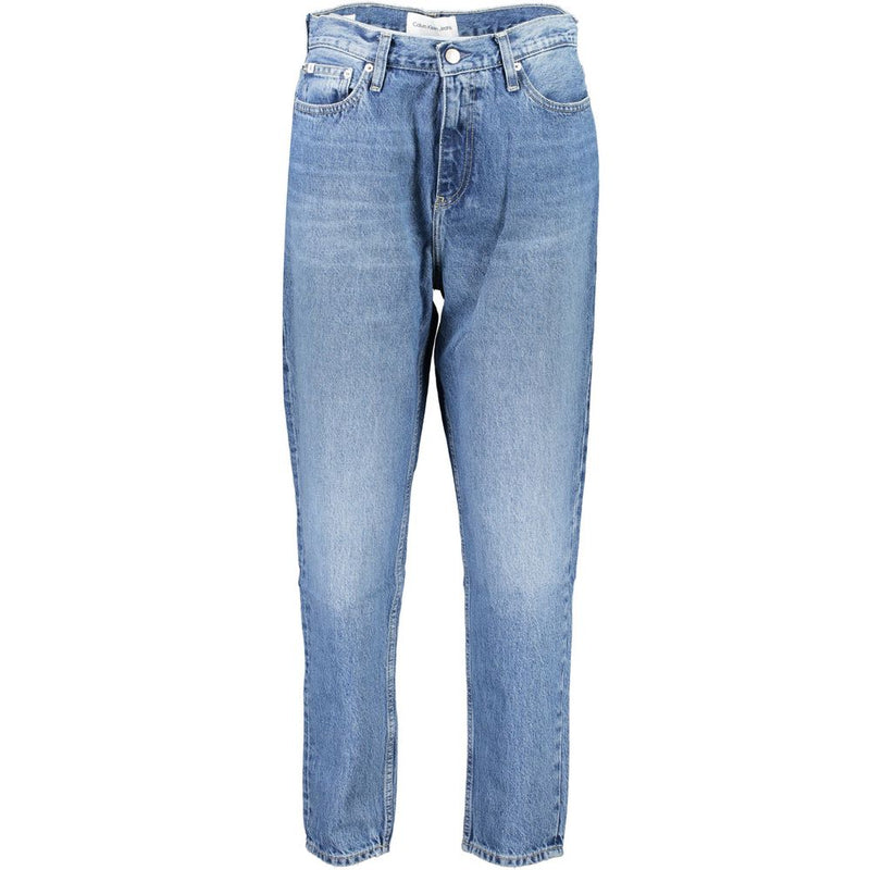 Blue Cotton Jeans & Pant Calvin Klein