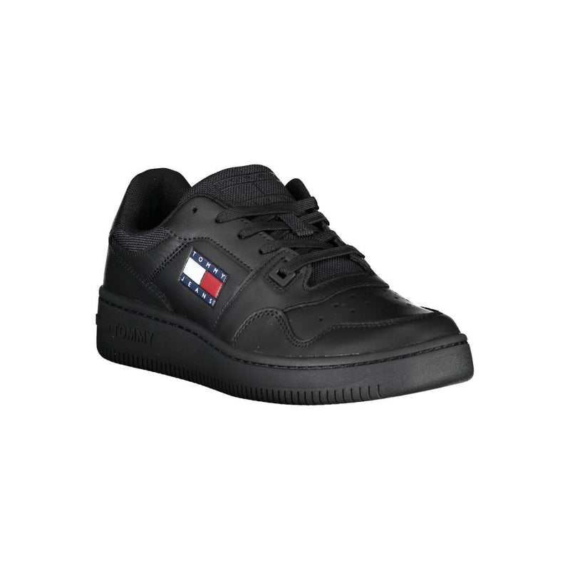 Black Polyester Sneaker Tommy Hilfiger
