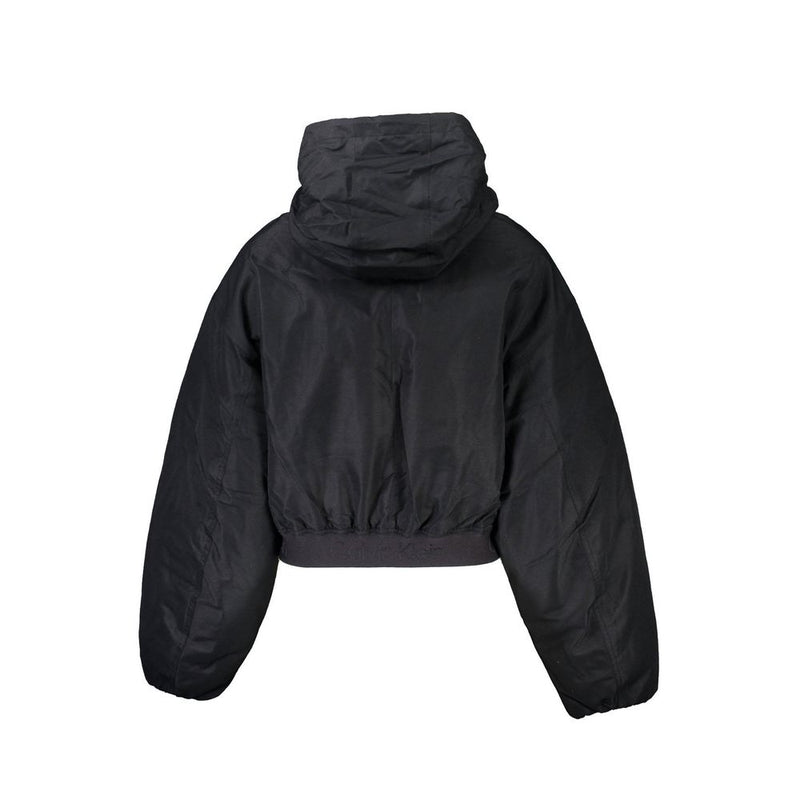 Black Polyester Jackets & Coat Calvin Klein