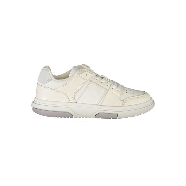 White Polyester Sneaker Tommy Hilfiger