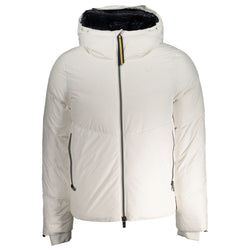 White Polyester Jacket K-WAY