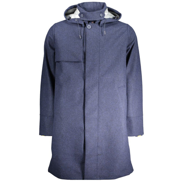 Blue Polyester Jacket K-WAY