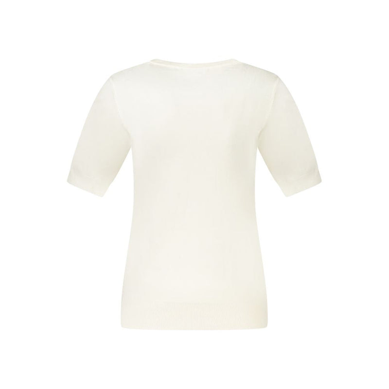 White Viscose Sweater Guess Jeans
