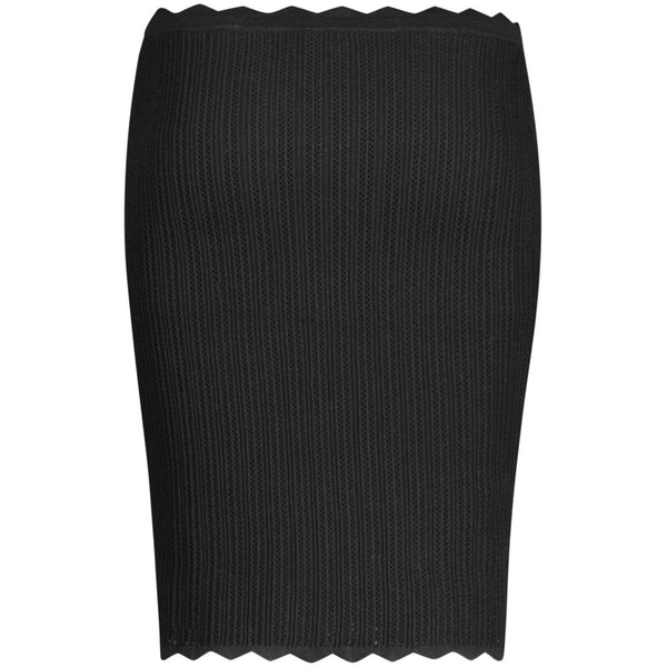 Black Viscose Skirt Guess Jeans