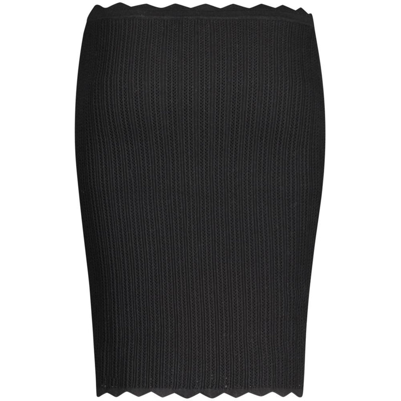 Black Viscose Skirt Guess Jeans