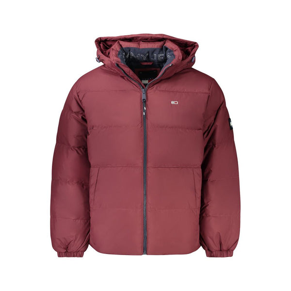 Red Polyester Jacket Tommy Hilfiger