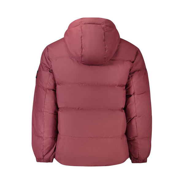 Red Polyester Jacket Tommy Hilfiger