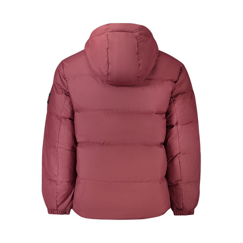 Red Polyester Jacket Tommy Hilfiger