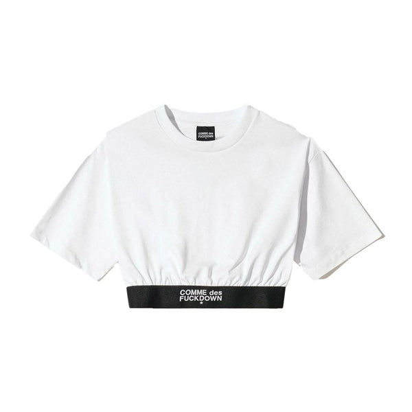 White Cotton Tops & T-Shirt Comme Des Fuckdown