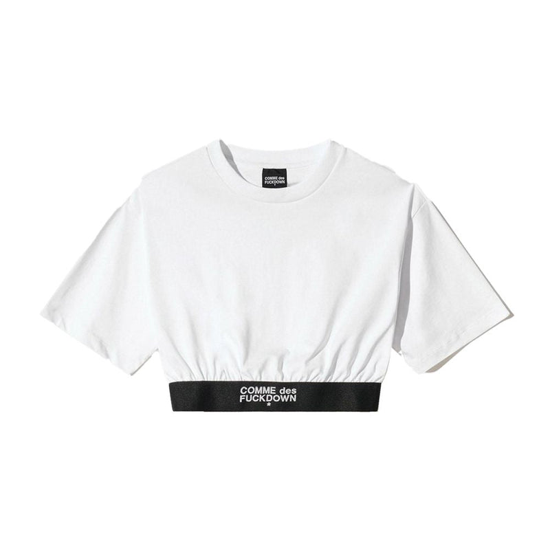 White Cotton Tops & T-Shirt Comme Des Fuckdown