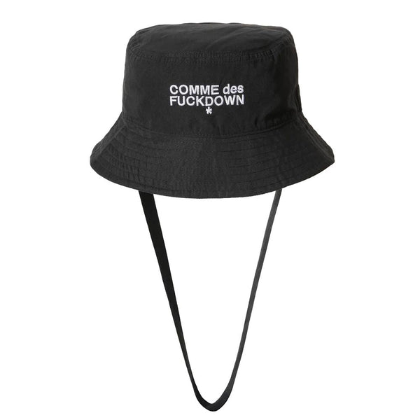 Black Polyester Hats & Cap Comme Des Fuckdown