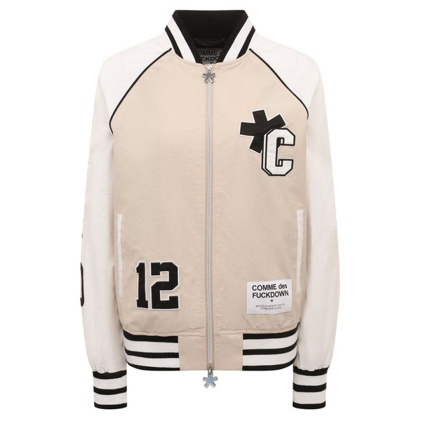 Beige Cotton Jackets & Coat Comme Des Fuckdown
