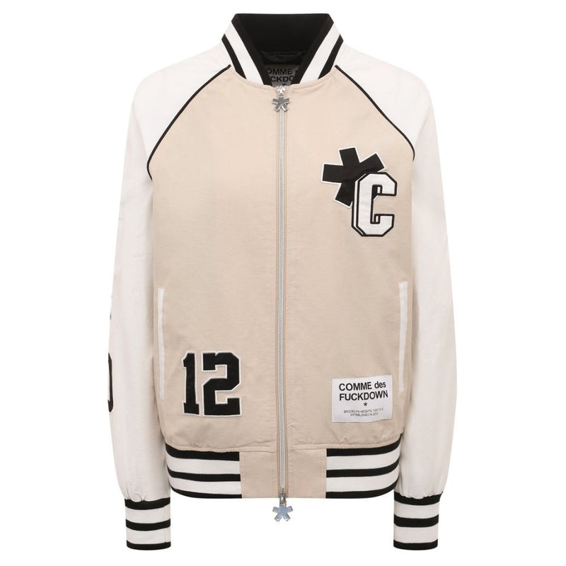 Beige Cotton Jackets & Coat Comme Des Fuckdown