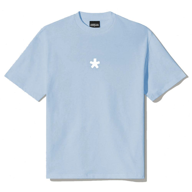 Blue Cotton Tops & T-Shirt Comme Des Fuckdown