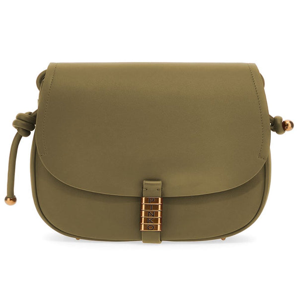 Green Leather Crossbody Bag PINKO