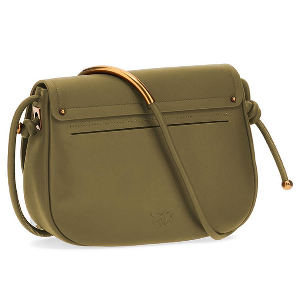 Green Leather Crossbody Bag PINKO