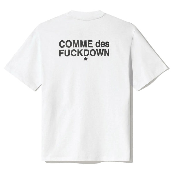 White Cotton Tops & T-Shirt Comme Des Fuckdown