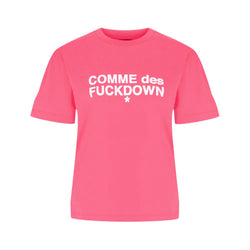 Pink Cotton Tops & T-Shirt Comme Des Fuckdown