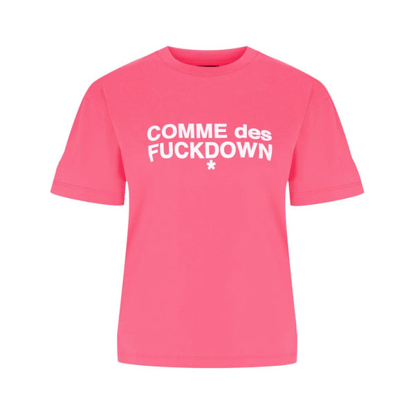 Pink Cotton Tops & T-Shirt Comme Des Fuckdown