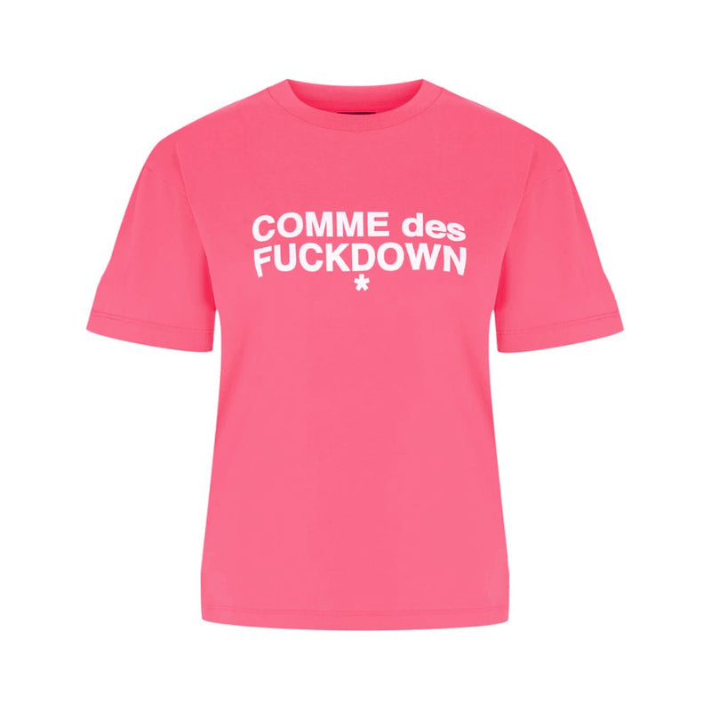 Pink Cotton Tops & T-Shirt Comme Des Fuckdown