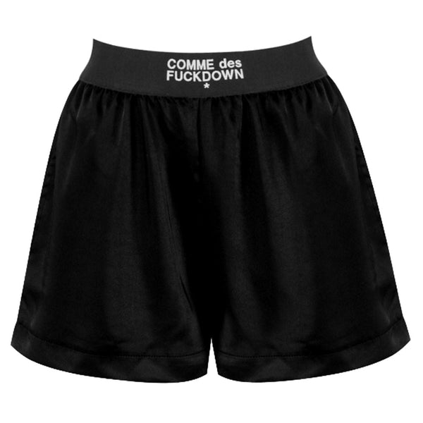 Black Polyester Short Comme Des Fuckdown