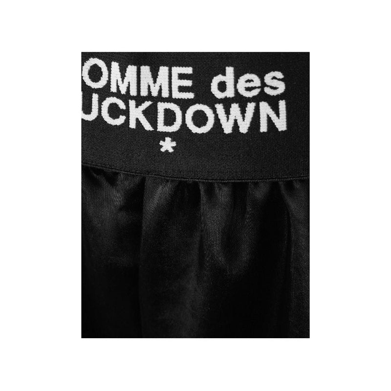 Black Polyester Short Comme Des Fuckdown