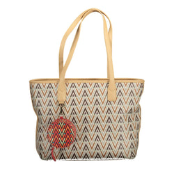 Beige Polyethylene Handbag Mario Valentino