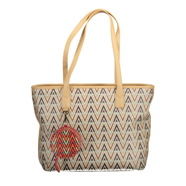 Beige Polyethylene Handbag Mario Valentino