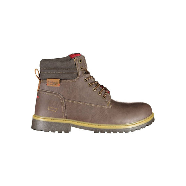 Brown Polyester Boot Carrera