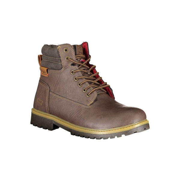 Brown Polyester Boot Carrera