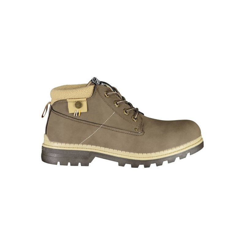 Brown Polyester Boot Carrera